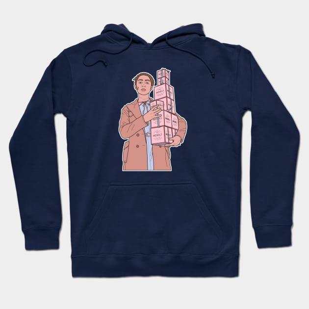 Agatha - The Grand Budapest Hotel Hoodie by Kath Fernweh